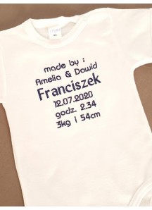 Body z Metryczką - długi rękaw