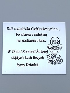 Grawer z dedykacją K3 -duży