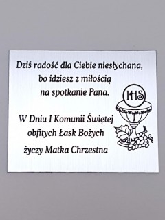 Grawer z dedykacją K1 -duży Grawer z dedykacją K1 -duży