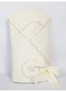 Rożek- Becik bawełniany z wkładką z kokosa