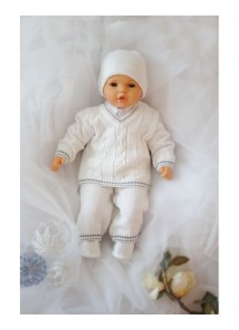 Komplet do chrztu 25-biały