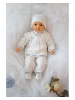 Komplet do chrztu 25-biały