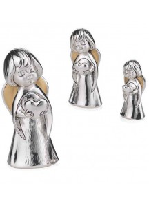 Aniołek z seruszkiem - figurka 7 cm