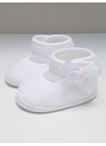 Balerinki welurowe- białe