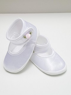 Atłasowe balerinki - białe Atłasowe balerinki - białe