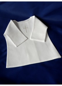 Haftowana szatka do chrztu - koszulka