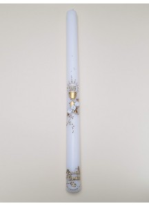 Ręcznie zdobiona świeca- I Komunia Święta