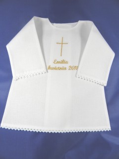 Szatka do chrztu-koszulka z koronką [1]